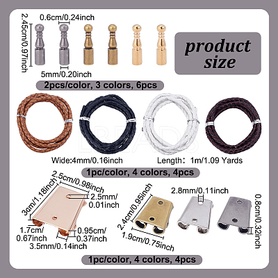DIY Poirot Tie Accessories Kits DIY-NB0013-42-1