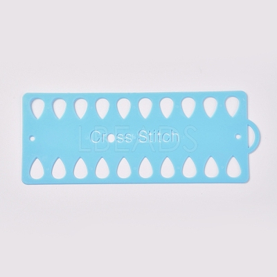 Plastic Embroidery Thread Plate DIY-WH0152-21A-1