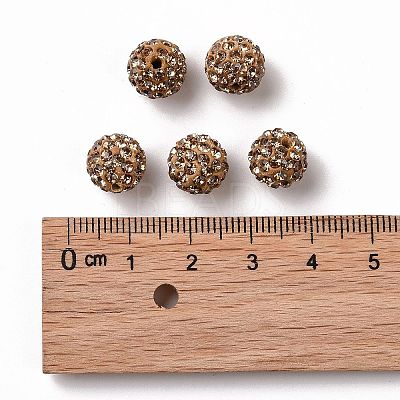 Pave Disco Ball Beads RB-A130-10mm-1-1