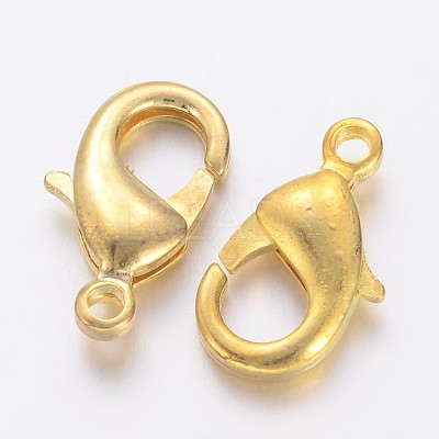 Brass Lobster Claw Clasps KK-905-G-NF-1