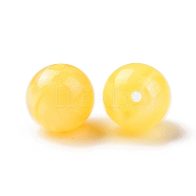 Opaque Acrylic Beads OACR-E014-19A-02-1
