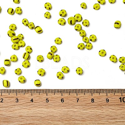 6/0 Opaque Colours Seep Glass Seed Beads X-SEED-F003-04A-05-1