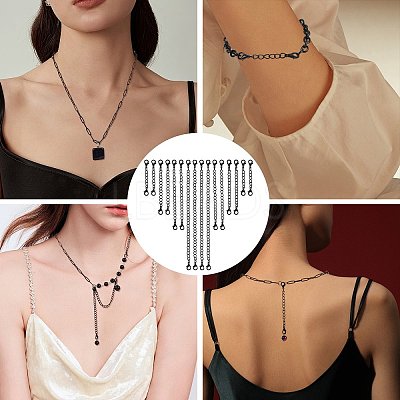 4 Styles Iron Chain Extender FIND-SZ0003-75A-1