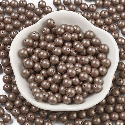 Baking Paint 3/0 Glass Seed Beads SEED-A034-02H-1