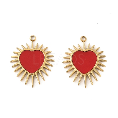 304 Stainless Steel Pendants STAS-P380-75G-02-1