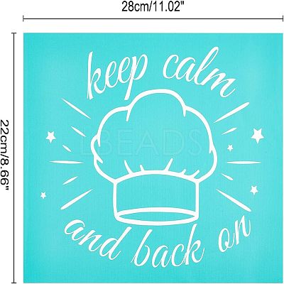 Self-Adhesive Silk Screen Printing Stencil DIY-WH0173-026-1
