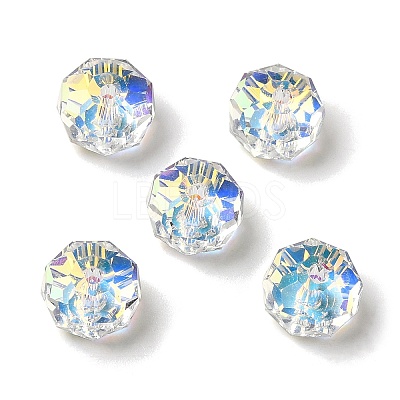 Transparent K9 Glass Beads GLAA-E048-02A-1