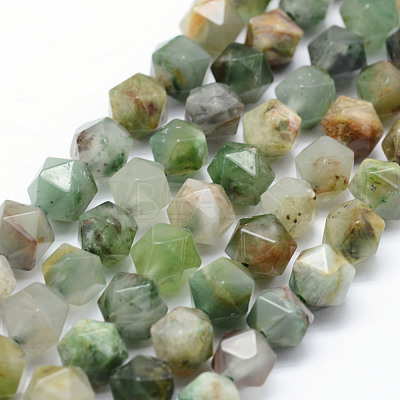 Natural Chrysoprase Beads Strands G-F523-34-10mm-1