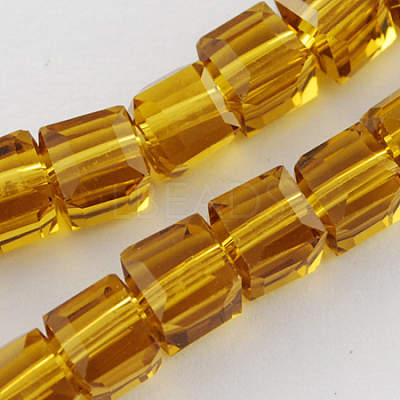 Glass Bead Strands GLAA-R041-6x6mm-12-1