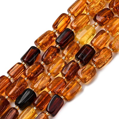 Gradient Color Natural Amber Beads Strands G-F803-D01-04-1