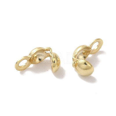 Brass Bead Tips KK-K383-06A-G-1