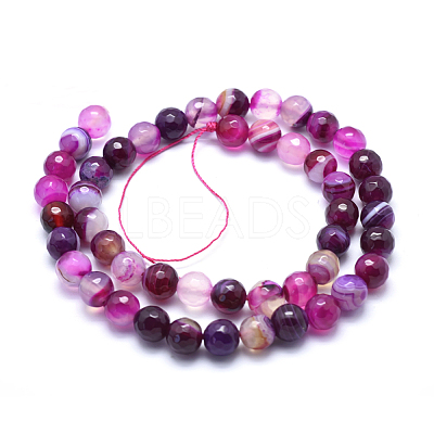 Natural Agate Beads G-J371-09-12mm-1