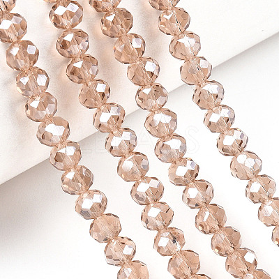 Electroplate Glass Beads Strands LS-EGLA-A034-T6mm-A29-1