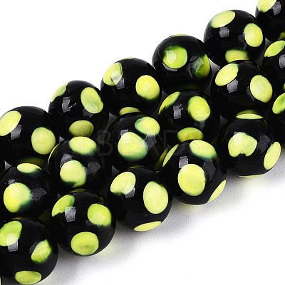 Handmade Lampwork Beads Strands LAMP-N037-02A-1