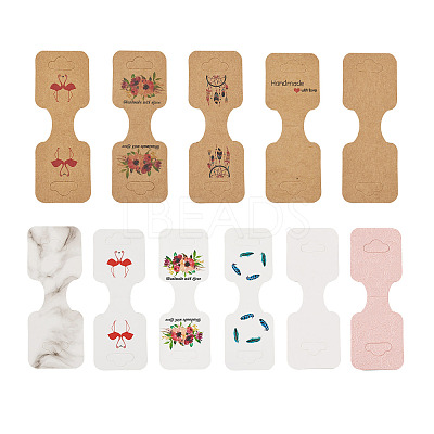 220Pcs 11 Styles Paper Necklace Display Cards CDIS-CD0001-03-1