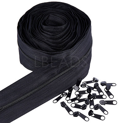 Nylon Invisible Widen Zipper Fastener FIND-BC0001-69B-1