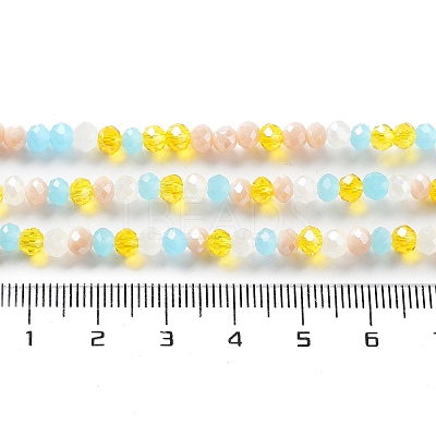 Glass Beads Strands EGLA-A034-M4mm-52-1