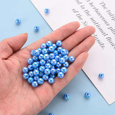Opaque Acrylic Beads MACR-S370-D8mm-9-1