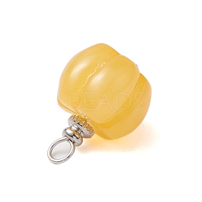Opaque Resin Vegetable Pendants PALLOY-JF02766-02-1