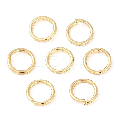 Brass Open Jump Rings KK-N254-45C-G-1