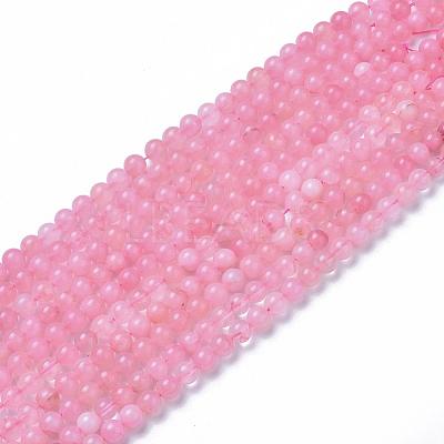 Natural Rose Quartz Beads Strands G-F591-04A-8mm-1