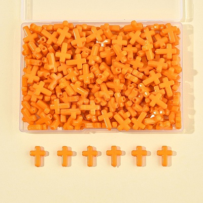 200Pcs Opaque Acrylic Beads SACR-FS0001-39A-1