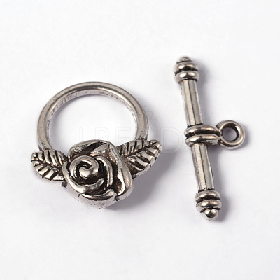 Tibetan Style Toggle Clasps LS-LF0026Y-NF-1