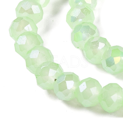 Baking Electroplate Glass Beads Strands LS-DGLA-A039-J6MM-B10-1