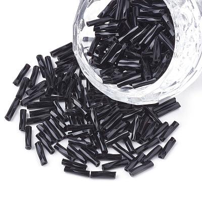 Glass Twisted Bugle Seed Beads SEED-S018-02B-1