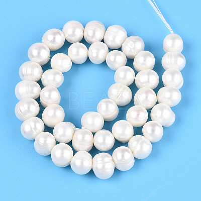 Natural Cultured Freshwater Pearl Beads Strands PEAR-N013-10D-01-1