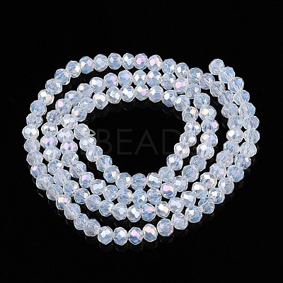 Electroplate Glass Beads Strands EGLA-A044-J3mm-B06-1