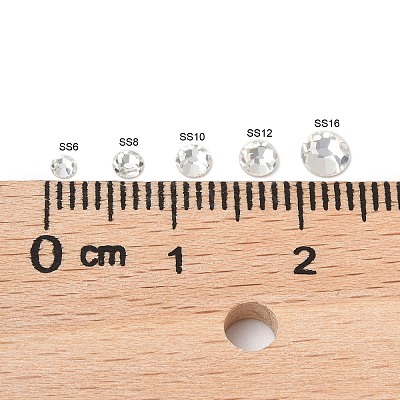 Preciosa&reg MAXIMA Crystal No Hotfix Flatback Stones Y-PRC-NSS6-10070-1