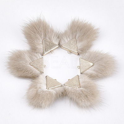Faux Mink Fur Tassel Pendant Decorations FIND-S302-05D-1