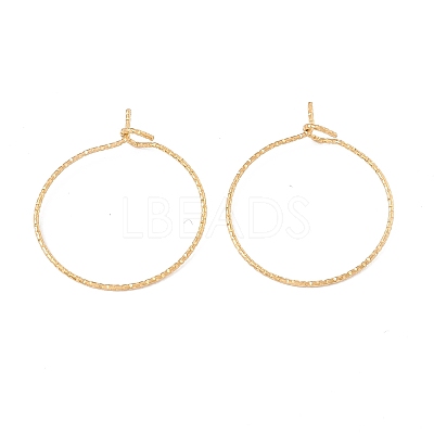 Ion Plating(IP) 316 Surgical Stainless Steel Hoop Earrings Findings X-STAS-D183-02G-01-1