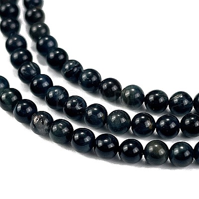 Natural Blue Tiger Eye(Dyed & Heated) Beads Strands LS-G-M438-A04-01-1