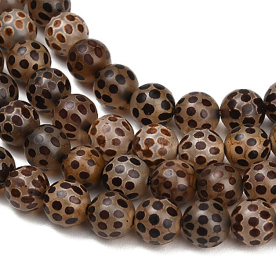 Tibetan Style dZi Beads Strands GG-NH0001-A02-8MM-1