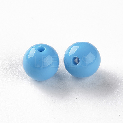 Opaque Acrylic Beads X-MACR-S370-C12mm-8-1