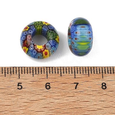 Handmade Millefiori Lampwork European Beads LA-CBA4BF9-01A-1