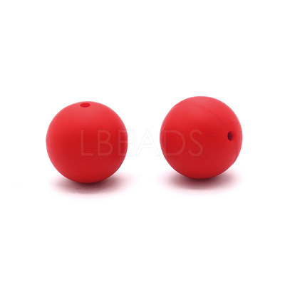 Round Food Grade Eco-Friendly Silicone Beads SI-JX0066A-52-1
