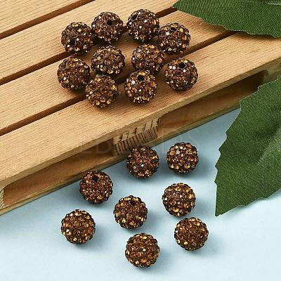 Pave Disco Ball Beads LS-RB-H258-10MM-220-1
