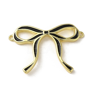Brass Enamel Connector Charms KK-D098-01G-05-1