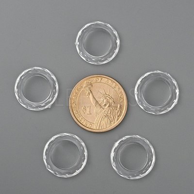 Transparent Acrylic Beads PL671Y-1-1