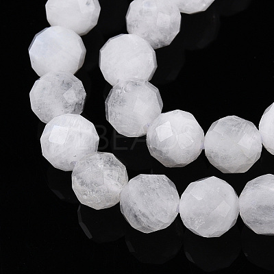 Natural Rainbow Moonstone Beads Strands G-S345-6mm-36-1