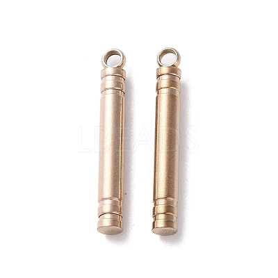 304 Stainless Steel Pendants STAS-Z062-01RG-1