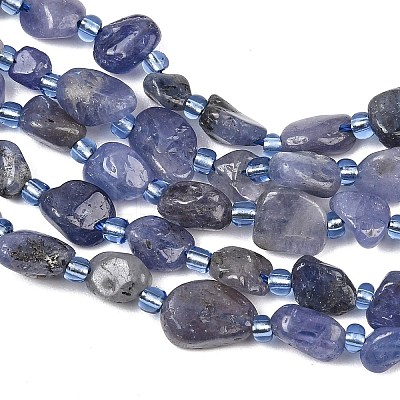 Natural Tanzanite Beads Strands GG-CBA3A44-C06-01-1