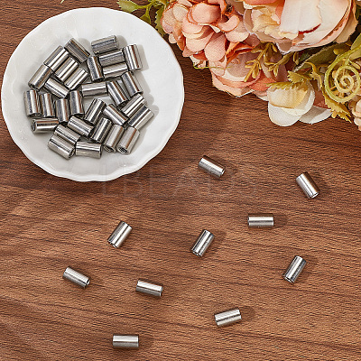 40Pcs 304 Stainless Steel Ear Nuts DIY-BBC0002-61-1