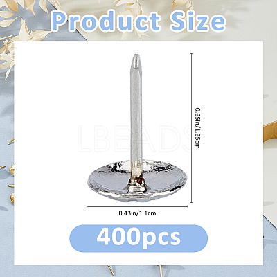 400Pcs Iron Nails IFIN-FH0001-98P-1