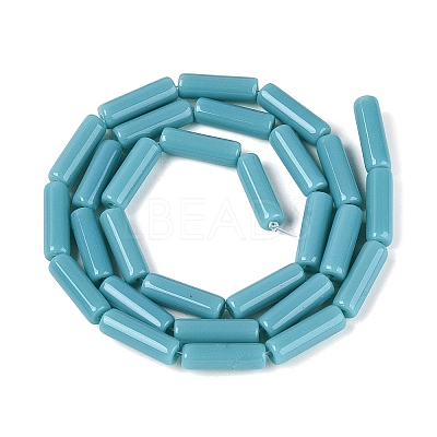 Opaque Solid Color Glass Beads Strands GLAA-N070-01A-C03-1