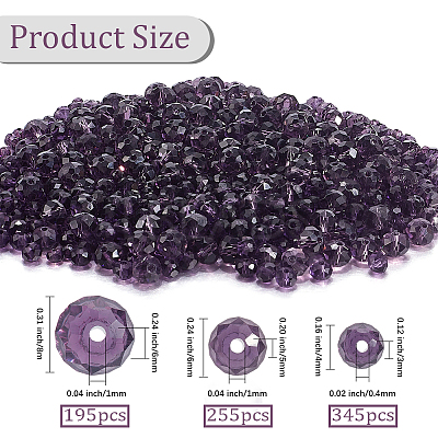 Electroplate Glass Beads Strands EGLA-PA0001-02A-1