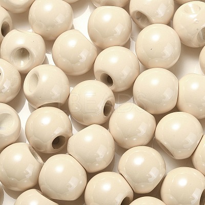 Opaque Acrylic Beads OACR-G012-01B-1